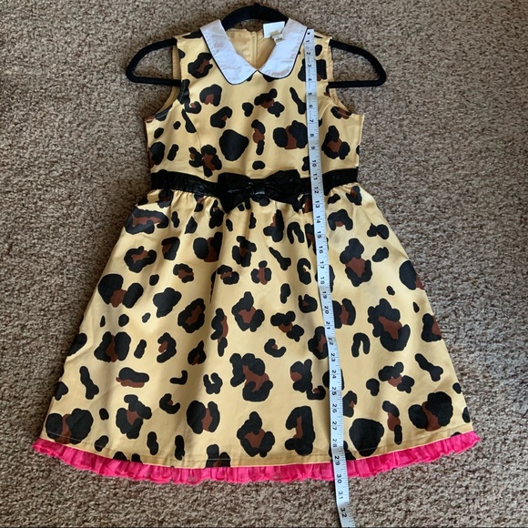 Harajuku Mini Girls Leopard Print Sleeveless Dress - Picture 8 of 10